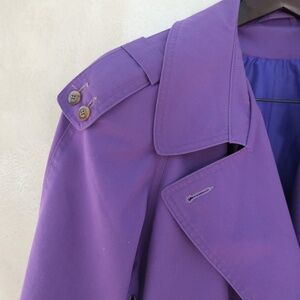 Purple Trench Coat